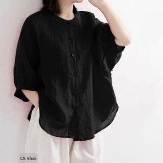 Baju Blouse Wanita Bahan Katun Linen Premium