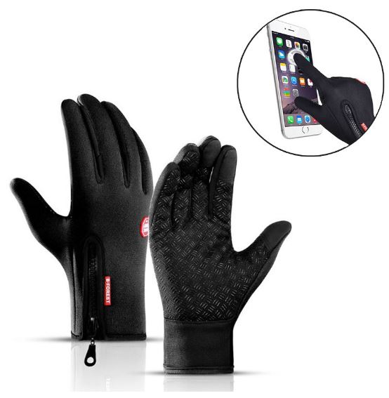 Elfs - Sarung Tangan Sepeda Motor Touch Screen Gloves B-Forest Waterproof