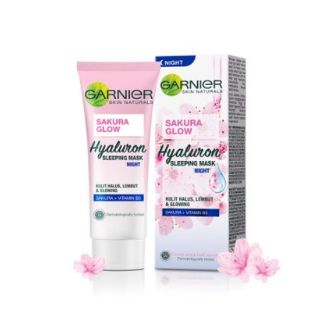 Garnier Sakura Glow Serum Night Cream Moisturizer Skin Care