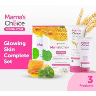 Skincare Wajah Mama's Choice Glowing Skin Complete Set