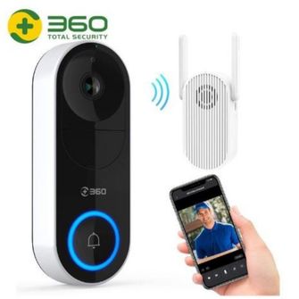 D819 360 Smart Doorbell IP Qihoo Camera CCTV