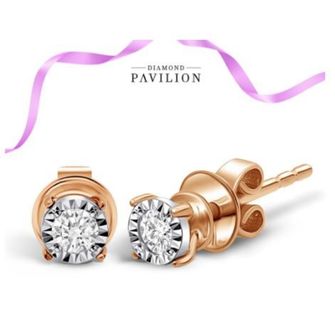 Diamond Pavilion Anting Emas Batu Berlia Destrya Earrings