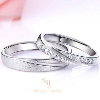 Nikayla Jewelry - Cincin Tunangan Perak