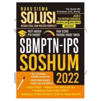 Solusi SBMPTN Jilid 2 Kompetensi Skolastik Soshum 2022