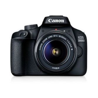 Kamera Canon Digital Camera EOS 3000D With Lens 18 55mm DC III Black