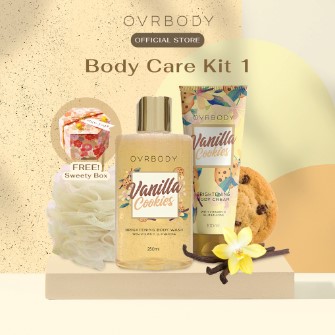 Ovrbody Vanilla Cookies Body Care Kit